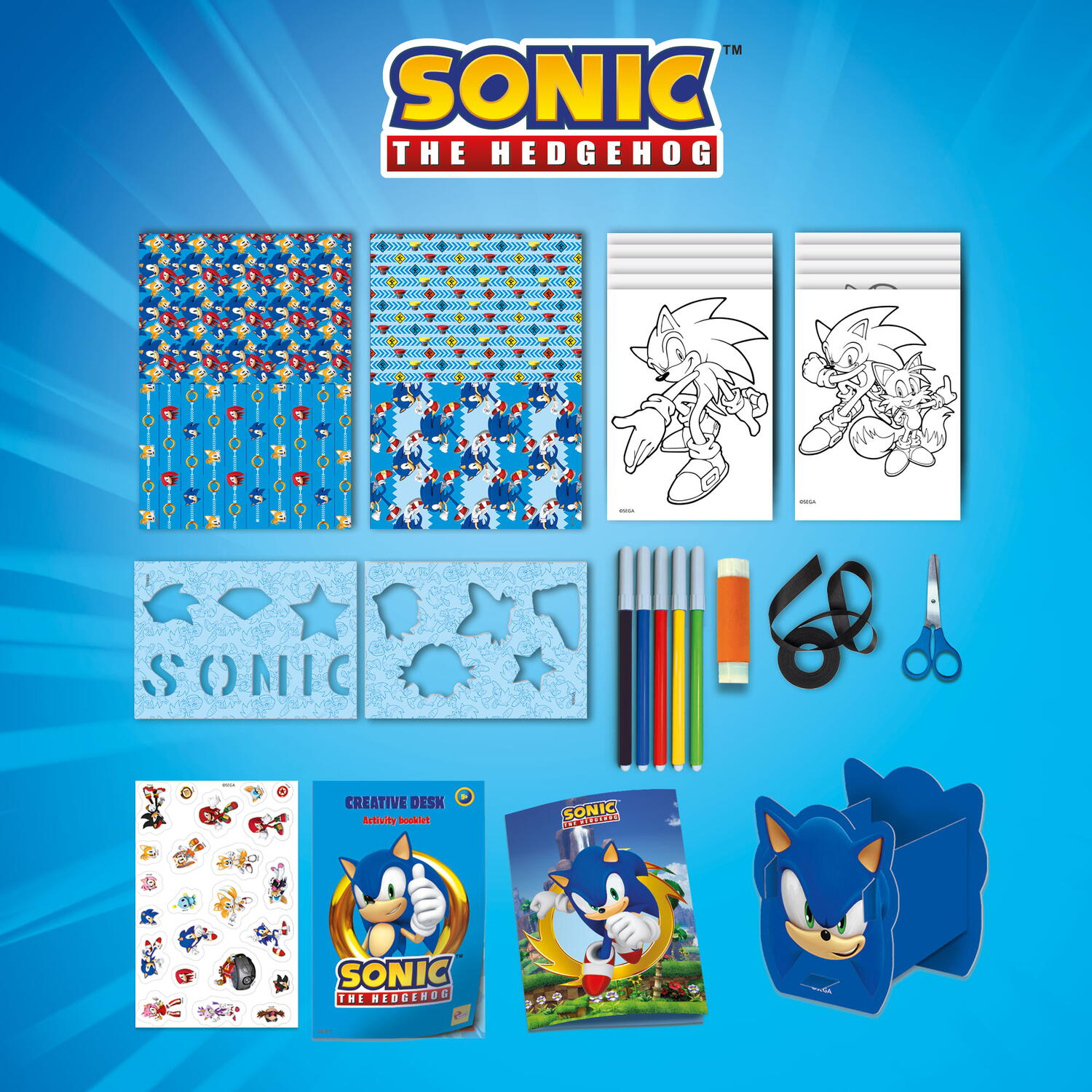 Set de creatie & desen - Sonic