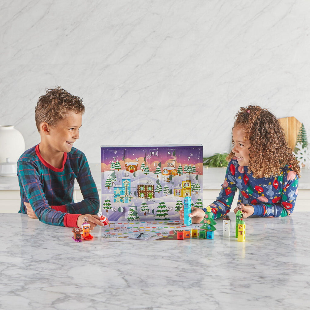 Calendar cu surprize Numberblocks® MathLink® - Magia Craciunului