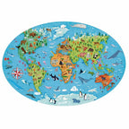 Cunoaste si exploreaza - Puzzle Animale pe cale de disparitie (205 piese)