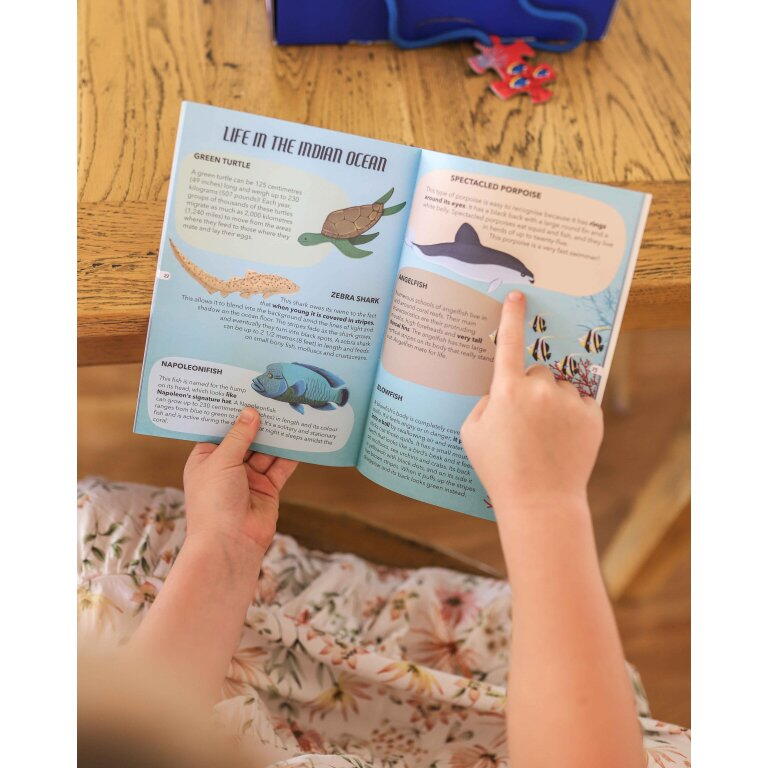 Cunoaste si exploreaza - Puzzle Mari si oceane (205 piese)