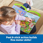 Set activitati educative cu abtibilduri  - Litere si sunete (lb.engleza)