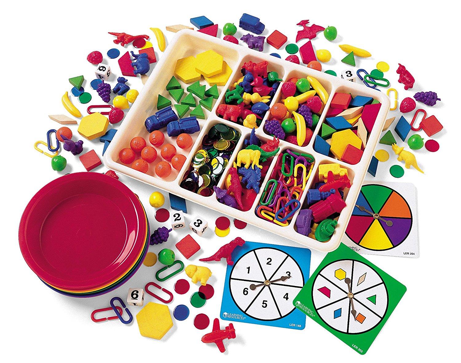 Kit educational complet pentru sortare - 600+ piese si activitati pentru copii