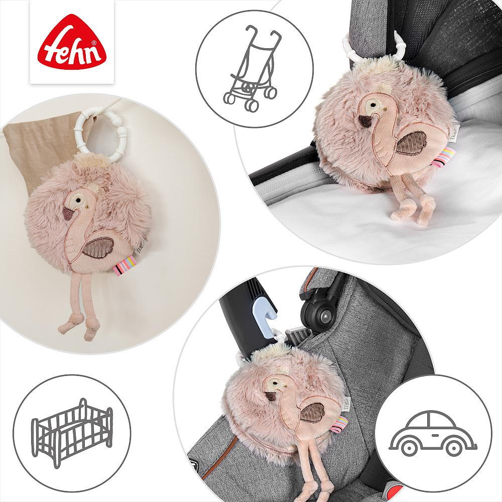 Carticica din plus pentru bebelusi - Flamingo
