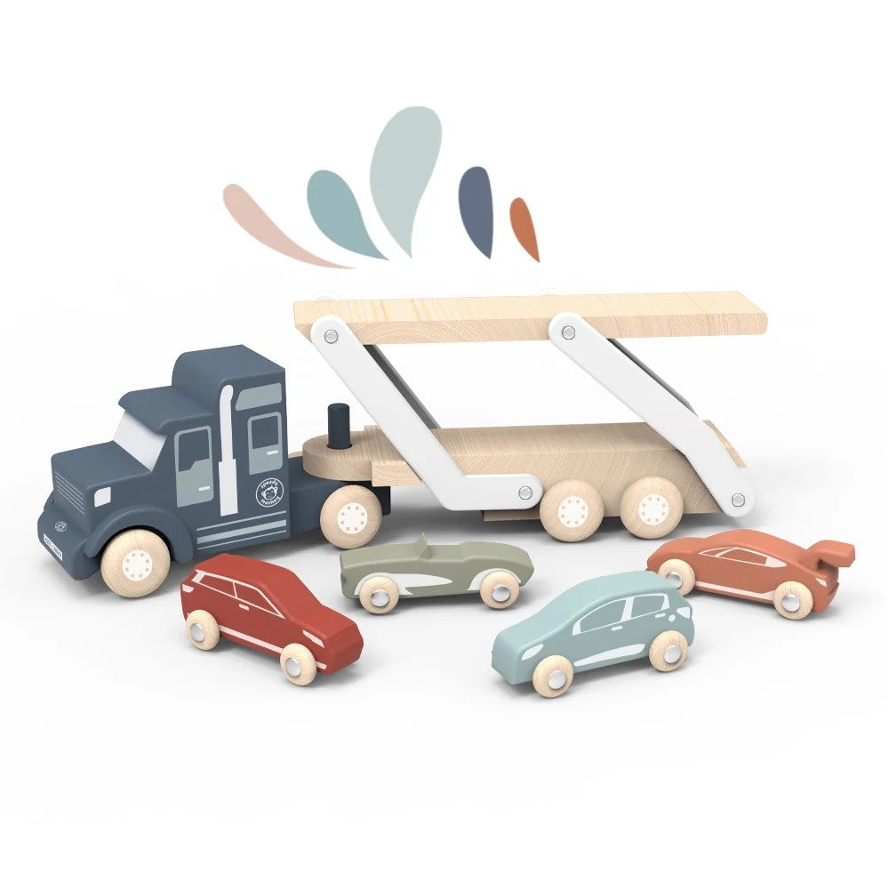 Camion transportor cu masinute, Speedy Monkey