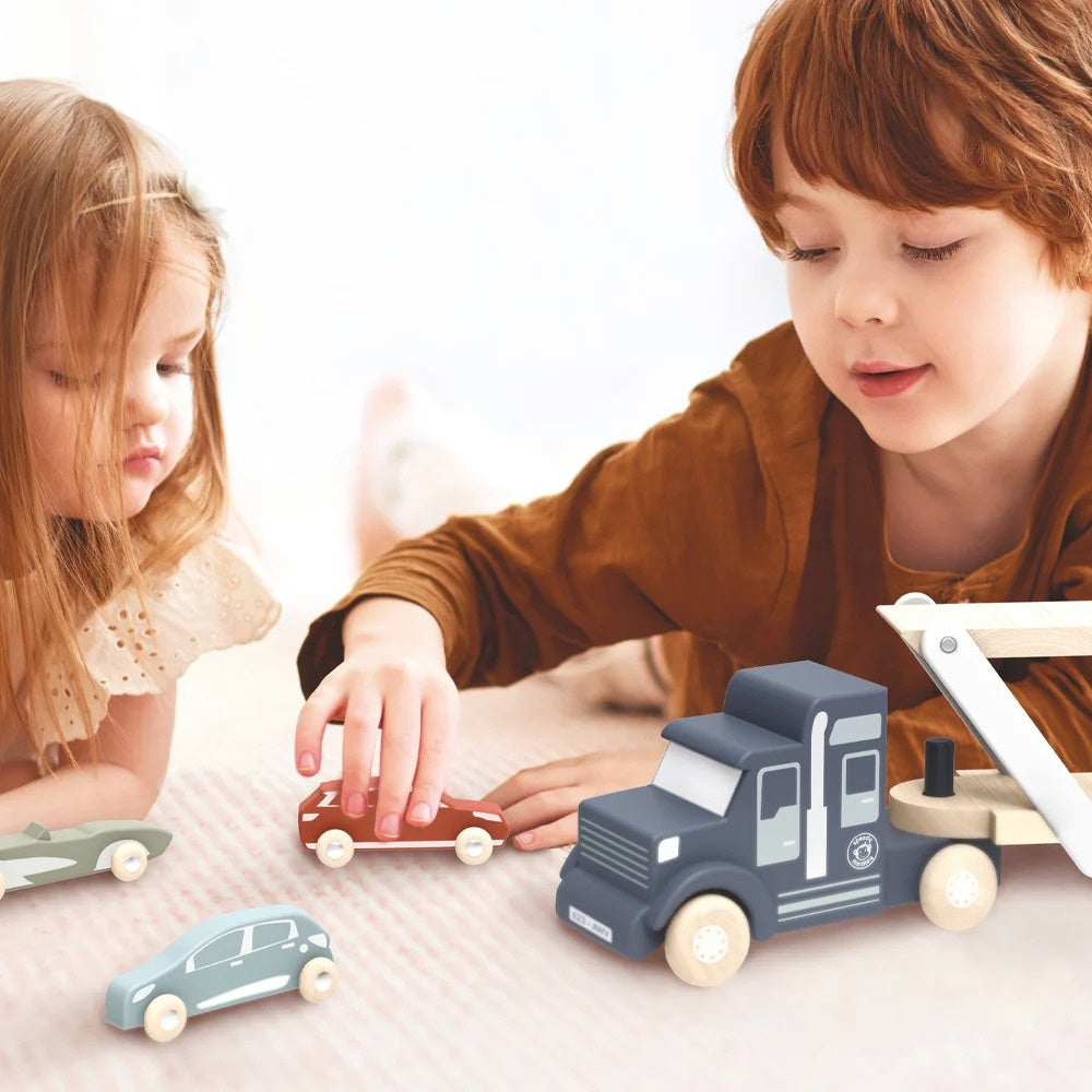 Camion transportor cu masinute, Speedy Monkey
