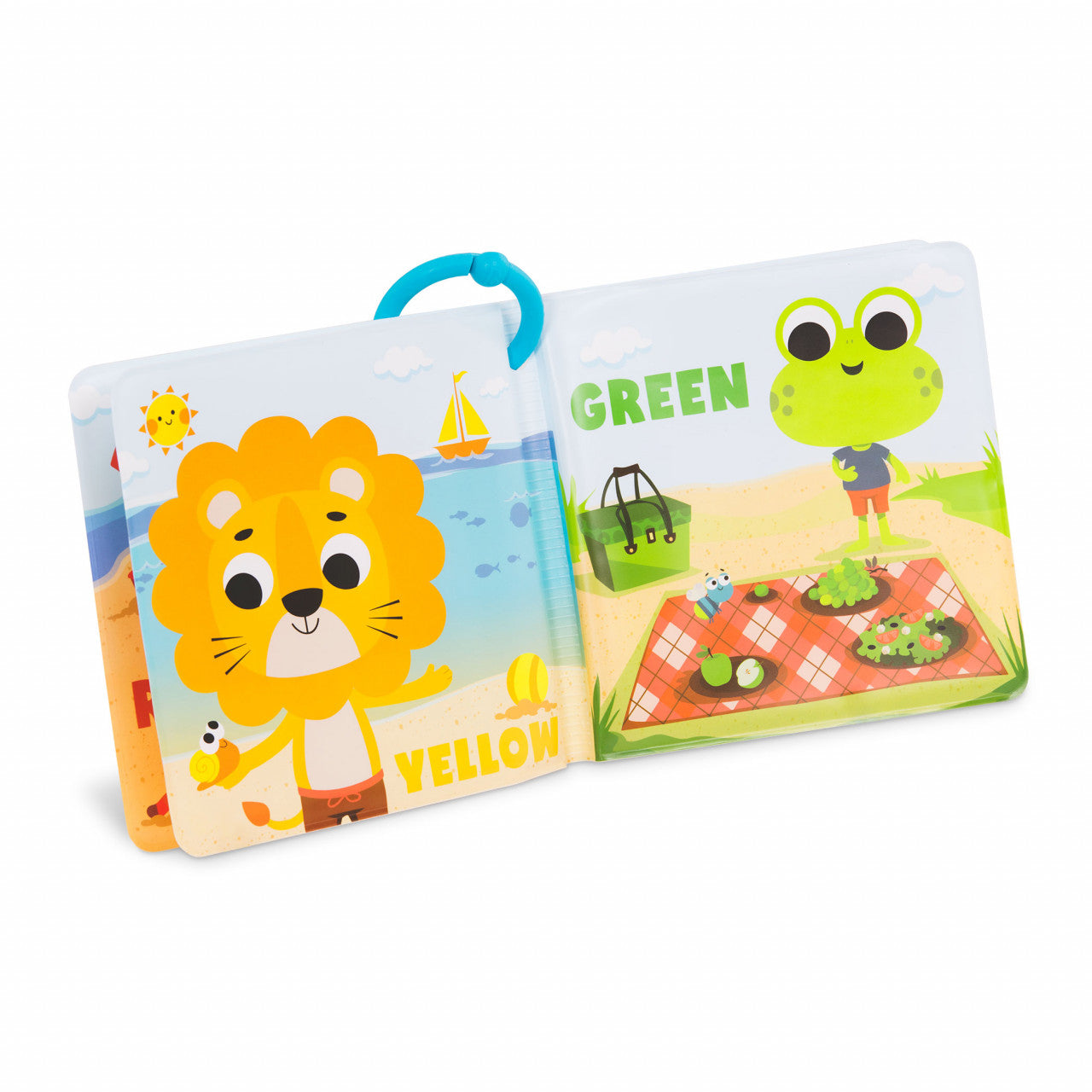 Carte educativa de baie Culorile Land of B.Toys