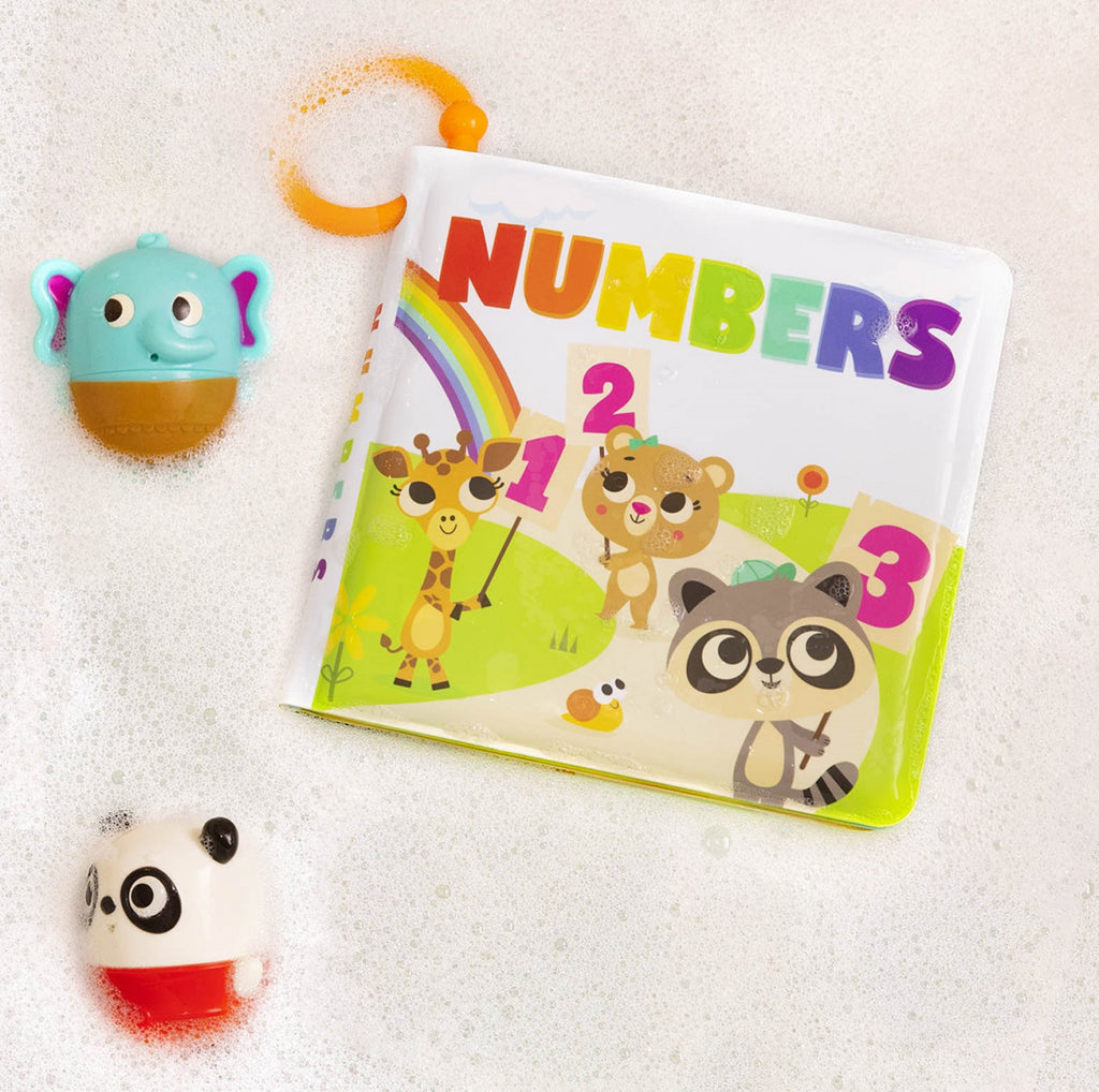 Carte educativa de baie Numerele Land of B.Toys