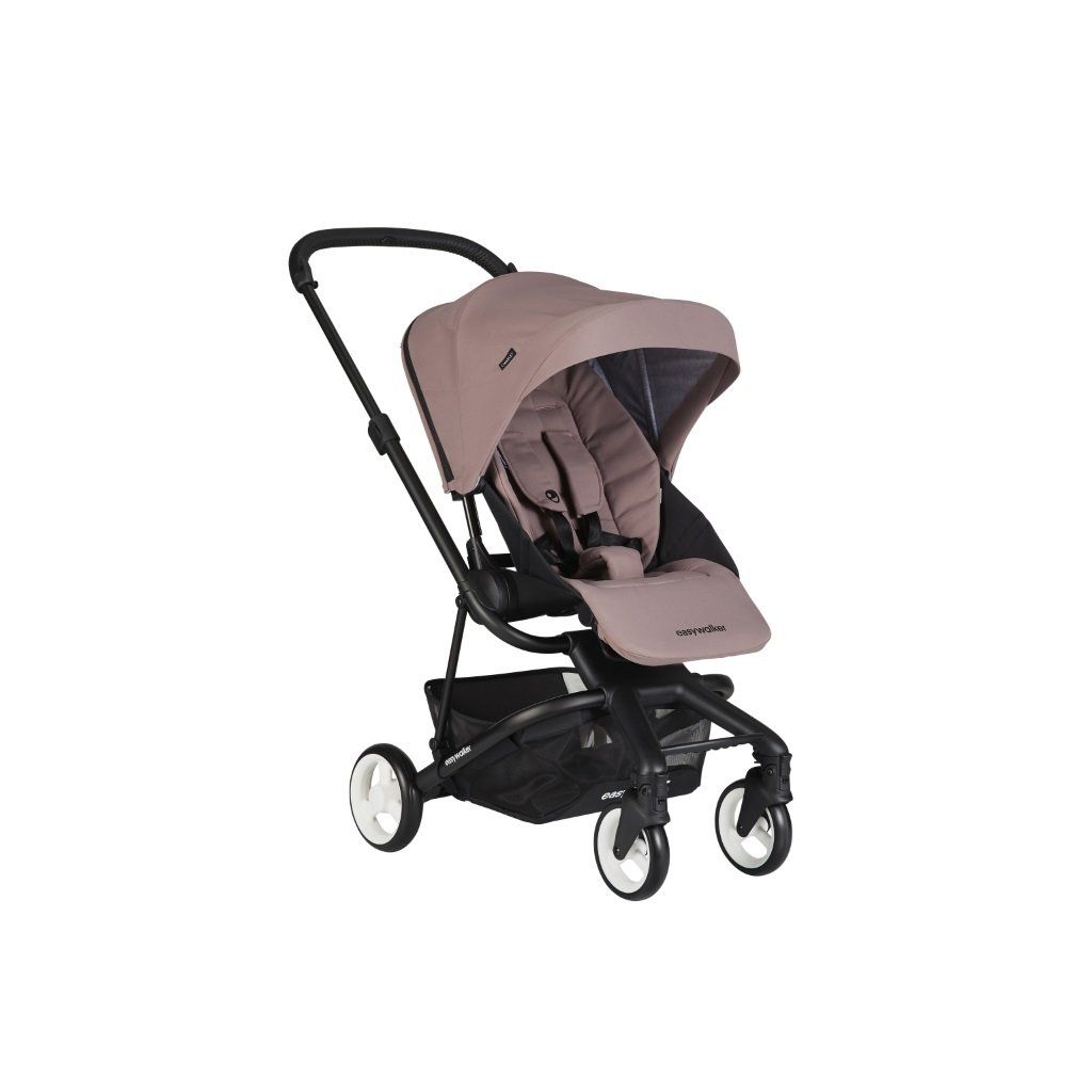 Charley Desert Pink Stroller Black Wheels