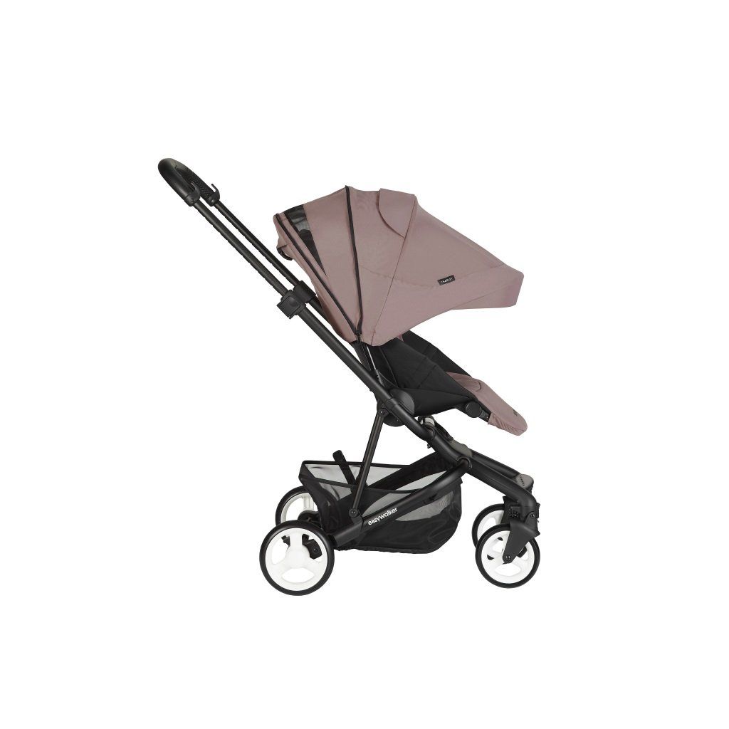 Charley Desert Pink Stroller Black Wheels