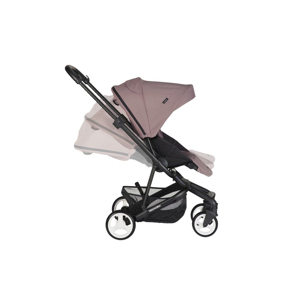 Charley Desert Pink Stroller Black Wheels
