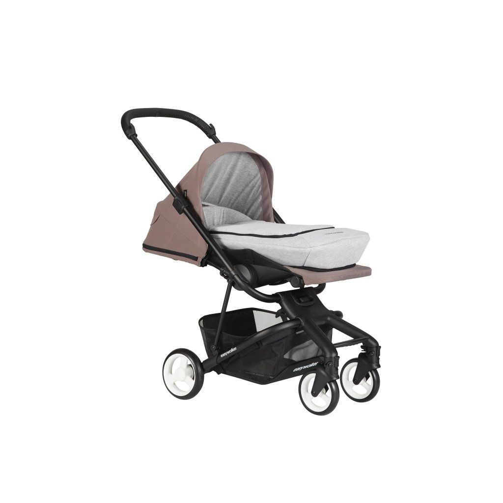 Charley Desert Pink Stroller Black Wheels
