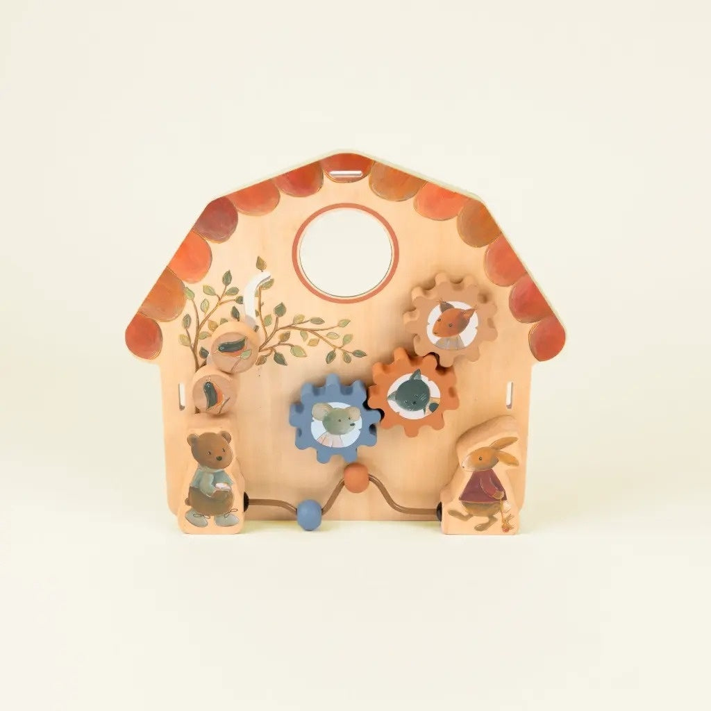 Casuta din lemn cu activitati, Egmont Toys
