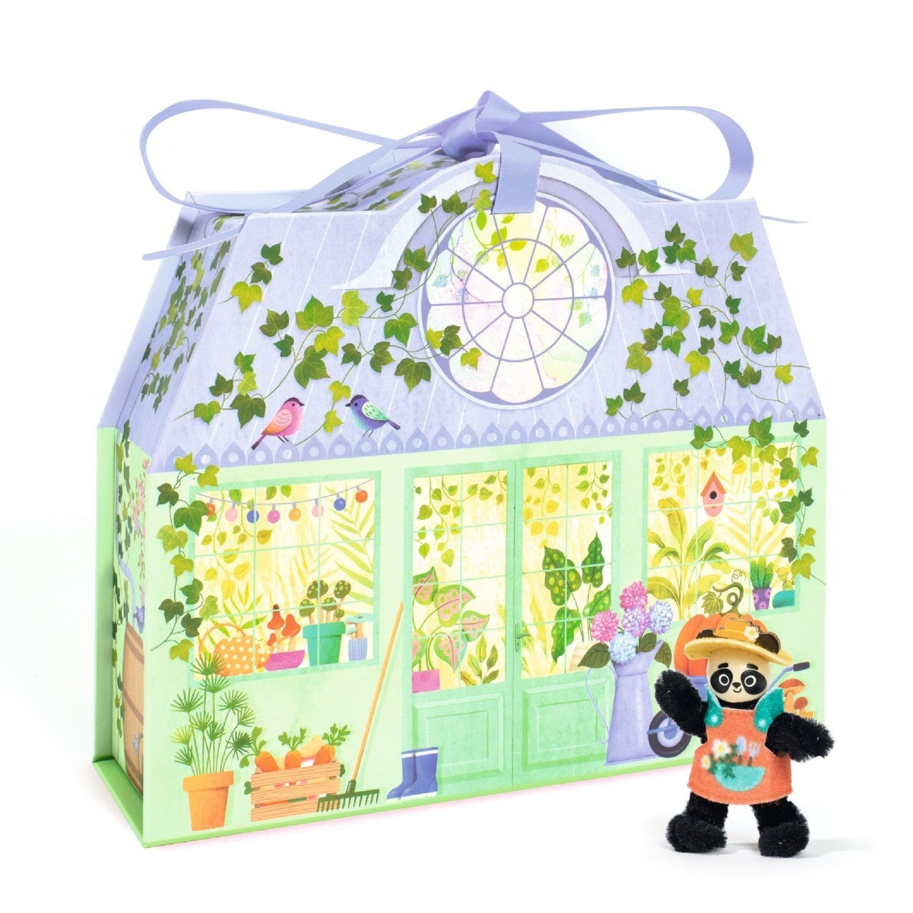 Casuta miniaturala de asamblat si colorat Olive , Djeco