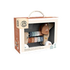 Speedy Monkey Catelus din lemn de tras cu abac integrat, lemn certificat FSC, 1 an