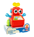 Jucarie interactiva - Robotel cu cheita (rosu)