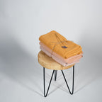ONINO - Muselina multifunctionala din bumbac 100% organic, HUG.me, Honey Gold, x1 bucata, 120 x 120 cm, certificata GOTS