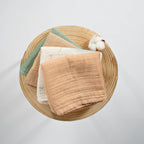 ONINO - Muselina multifunctionala din bumbac 100% organic, HUG.me, Oatmeal Beige, x1 bucata, 120 x 120 cm, certificata GOTS