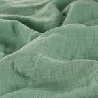 ONINO - Muselina multifunctionala din bumbac 100% organic, HUG.me, Serene Green, x1 bucata, 120 x 120 cm, certificata GOTS