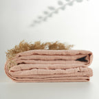ONINO - Muselina multifunctionala din bumbac 100% organic, HUG.me, Sandy Rose, x1 bucata, 120 x 120 cm, certificata GOTS