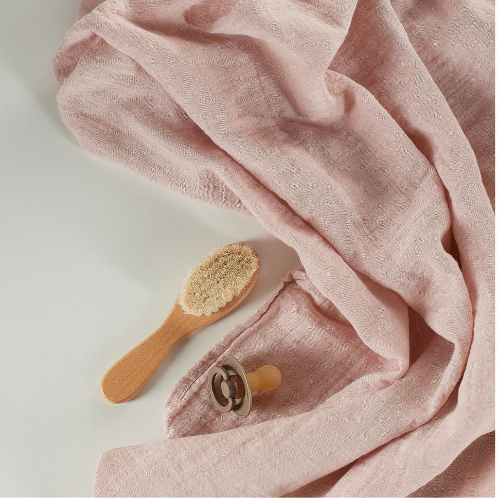 ONINO - Muselina multifunctionala din bumbac 100% organic, HUG.me, Warm Peach, x1 bucata, 120 x 120 cm, certificata GOTS