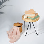 ONINO - Muselina multifunctionala din bumbac 100% organic, HUG.me, Warm Peach, x1 bucata, 120 x 120 cm, certificata GOTS