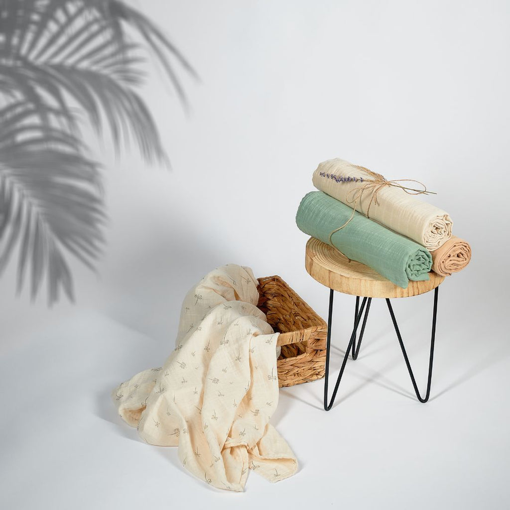 ONINO - Muselina multifunctionala din bumbac 100% organic, SNUGGLE.me, Pure Life, x1 bucata, 120 x 120 cm, certificata GOTS