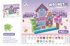 Cuburi magnetice  - Universul printeselor 110 piese (2 cm)