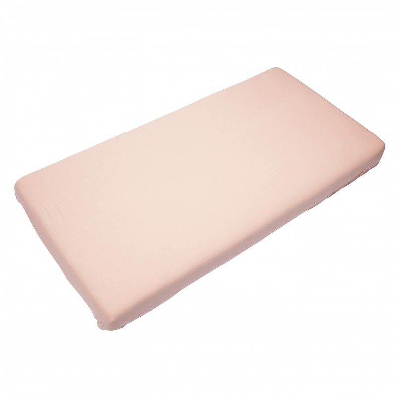 Bamboo Fitted Sheet 90 x 200 cm Misty Rose