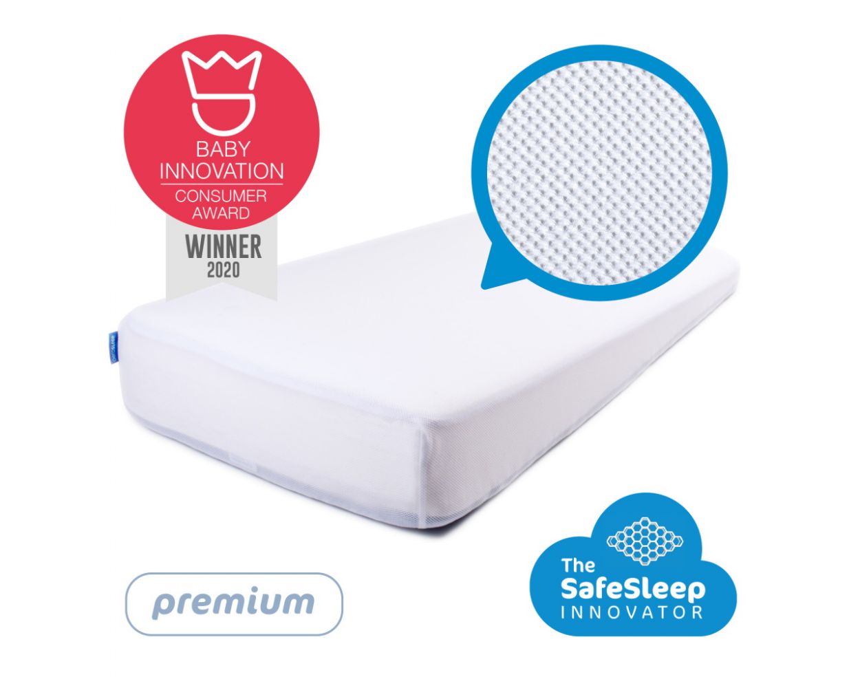 Aerosleep Premium Fitted Sheet 60 x 120
