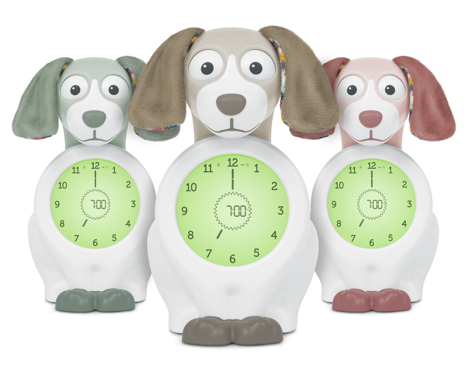 Davy Taupe Sleep Trainer Clock