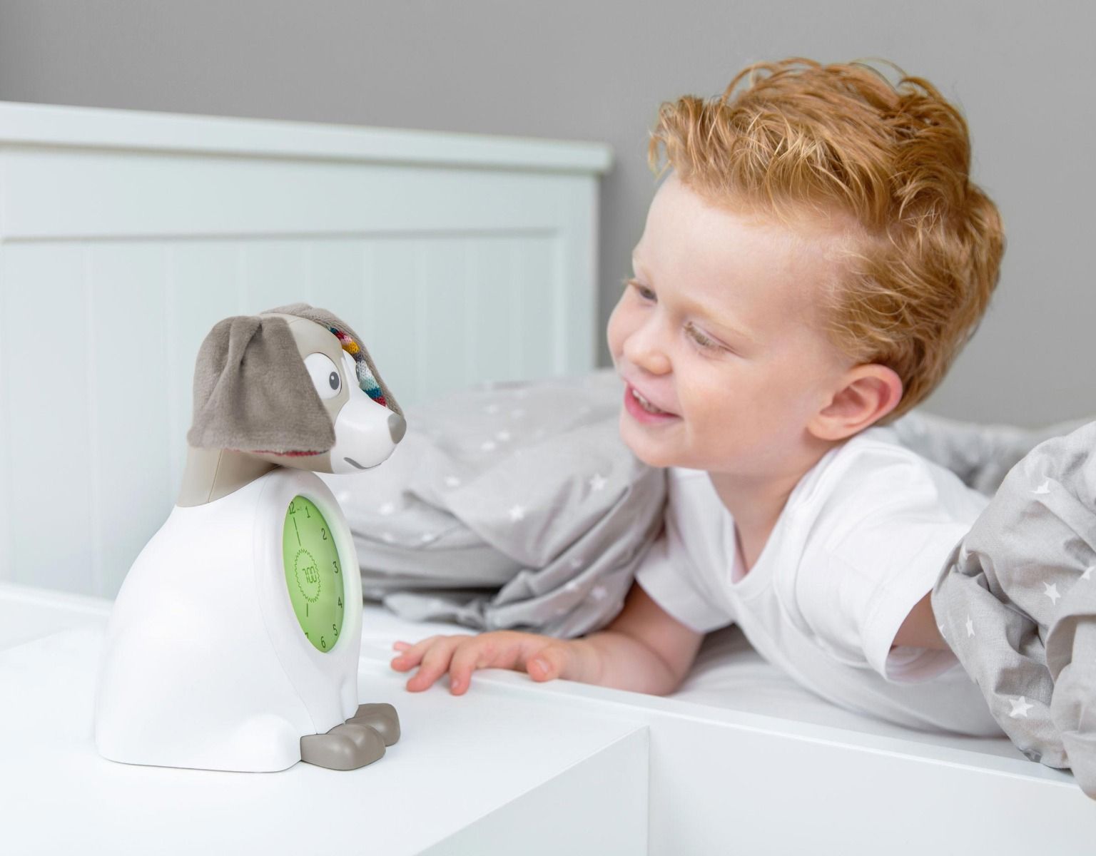 Davy Taupe Sleep Trainer Clock