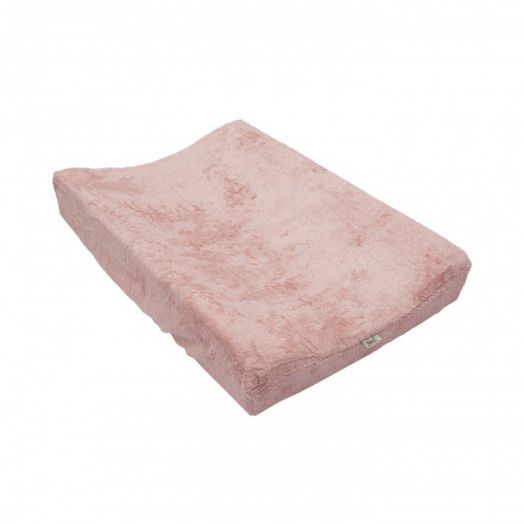 Bamboo textile changing mat cover Misty Rose
