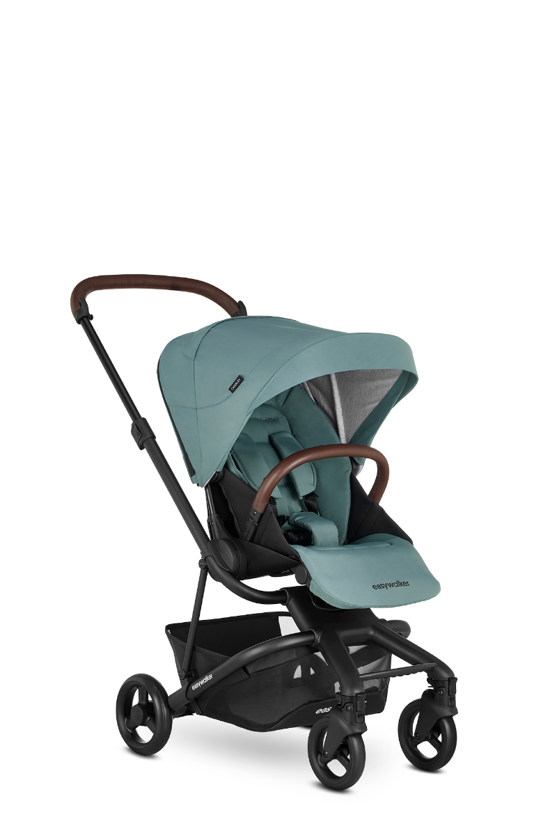 Charley Forest Green Stroller Black Wheels