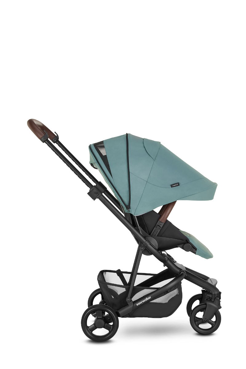 Charley Forest Green Stroller Black Wheels