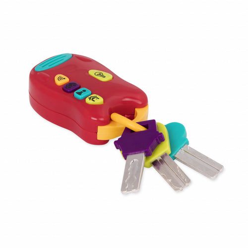 Battat Chei cu sunete si lumini din plastic pentru bebelusi 10 luni+ certificat CE fara BPA