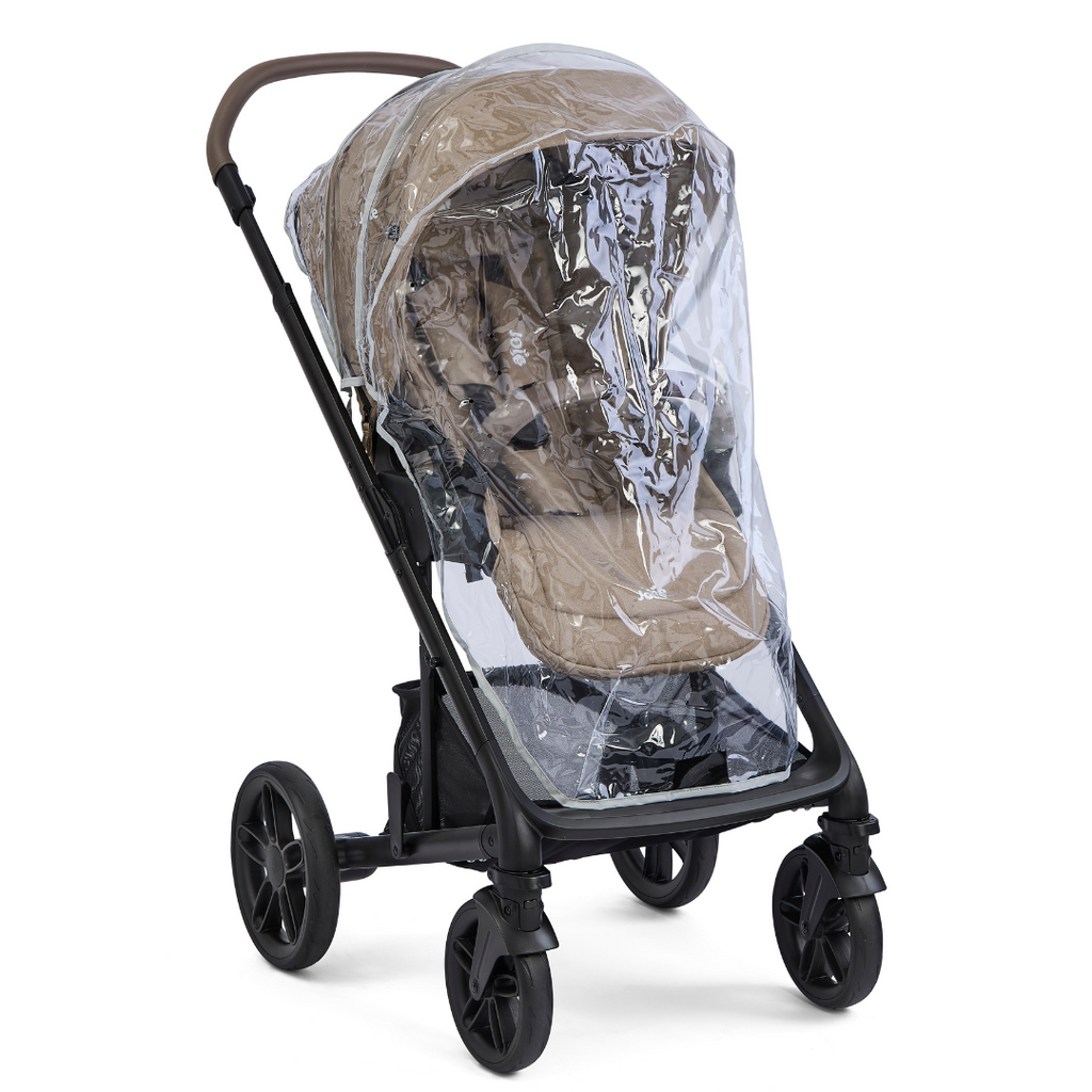 Joie - Carucior pentru copii multifunctional 3 in 1 Chrome 2 Cashew (Carucior Chrome 2 Cashew + Landou Chrome Cashew + scoica i-Snug Cashew)