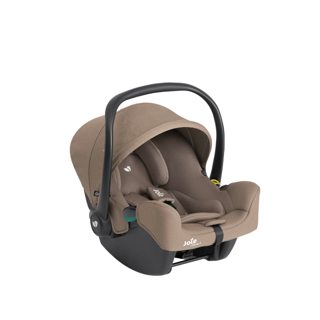Joie - Carucior pentru copii multifunctional 3 in 1 Chrome 2 Cashew (Carucior Chrome 2 Cashew + Landou Chrome Cashew + scoica i-Snug Cashew)