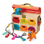 B.Toys Toy Vet Clinic with 6 Rooms and 2 Plush Animals
