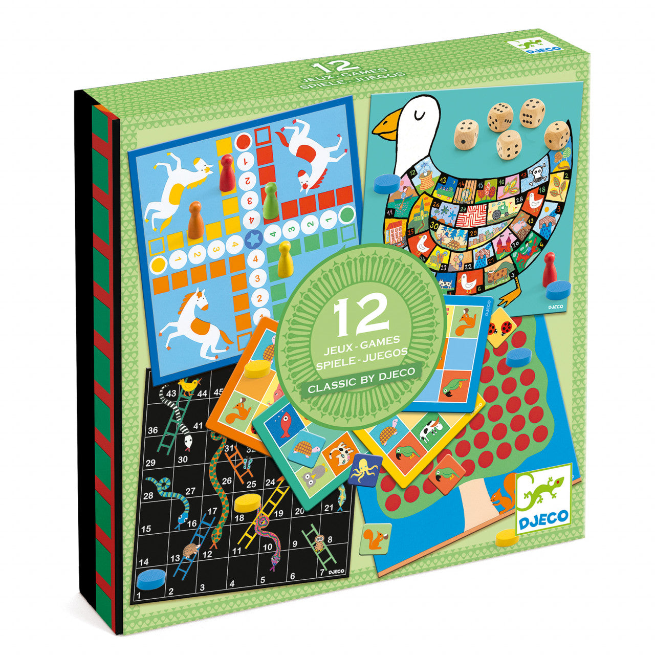 Colectia de 12 jocuri clasice, Djeco