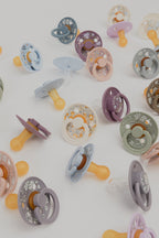 BIBS x LIBERTY - Set 2 suzete Colour Capel Latex, tetina rotunda, 6 luni+-Sage/Cloud