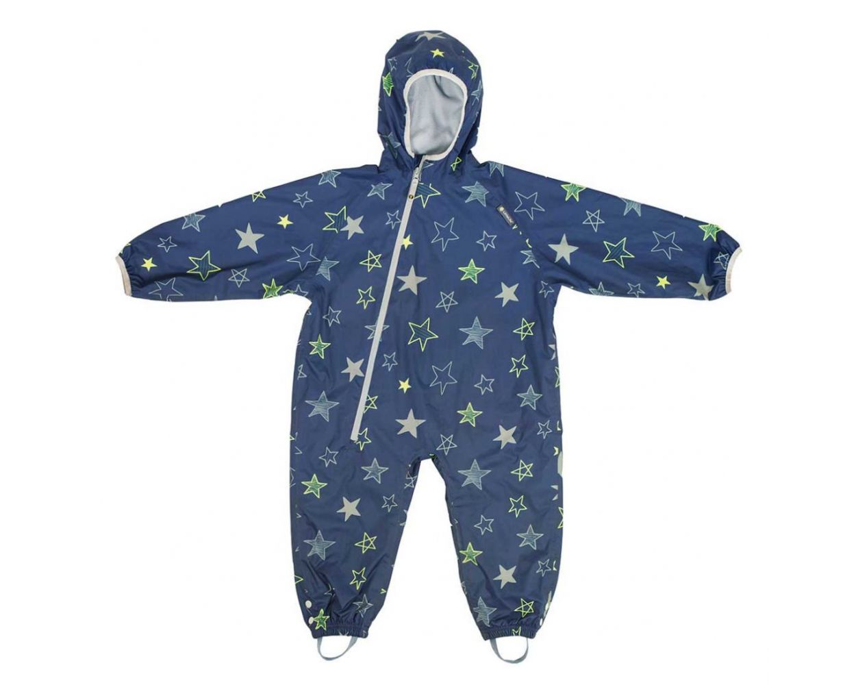 Combinezon Impermeabil Fleece Navy Stars 6-12 luni