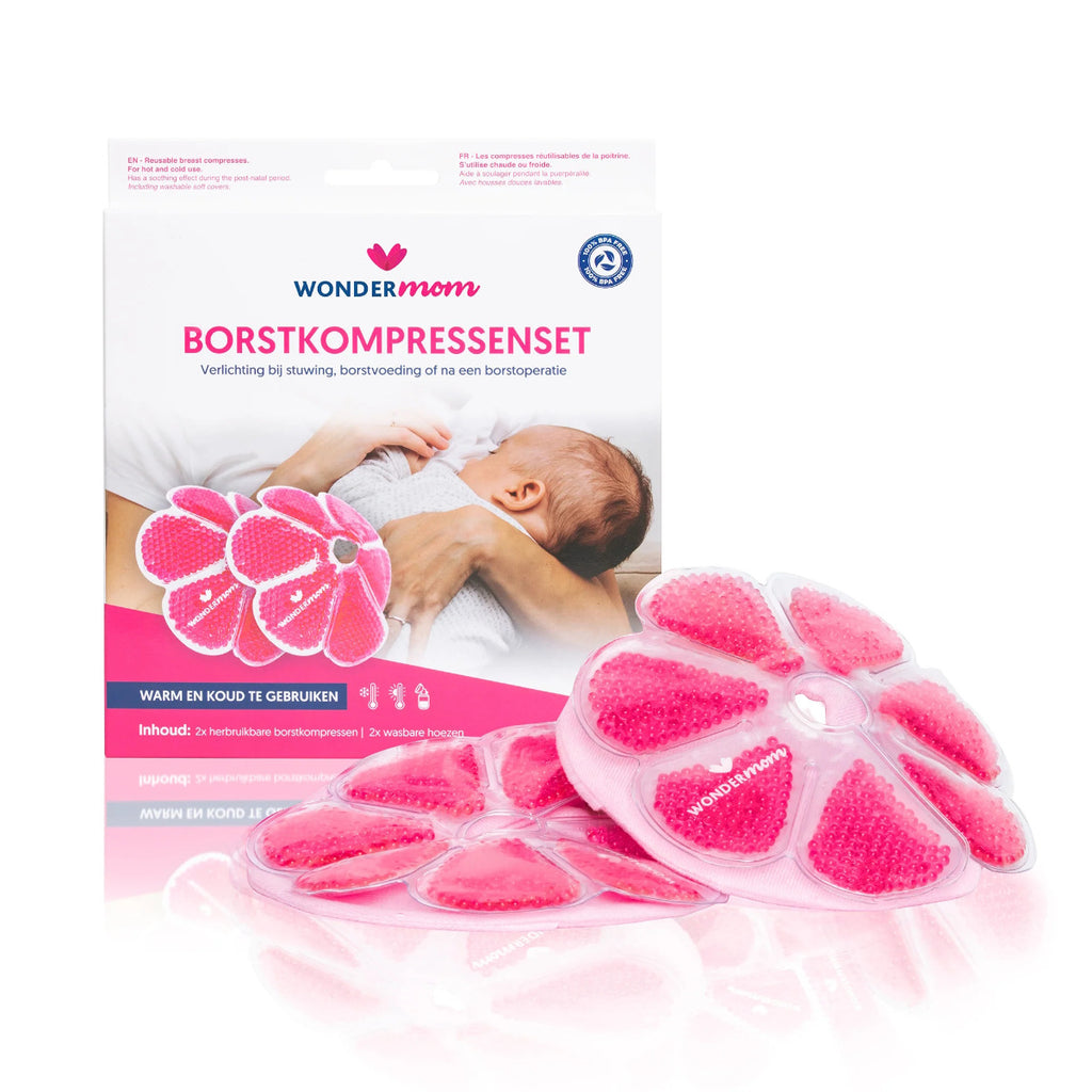 WonderMom 3-in-1 Soothing Breast Compresses, Hot/Cold, 2 pc.