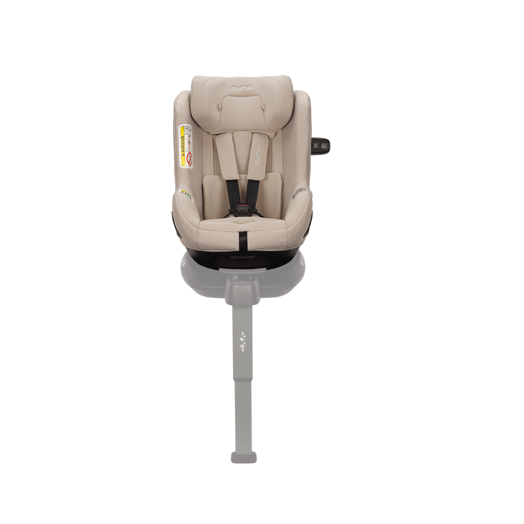 Nuna - Set Scaun auto rotativ i-Size TODL next Biscotti, 40-105 cm + Baza isofix BASE next i-Size pentru TODL next