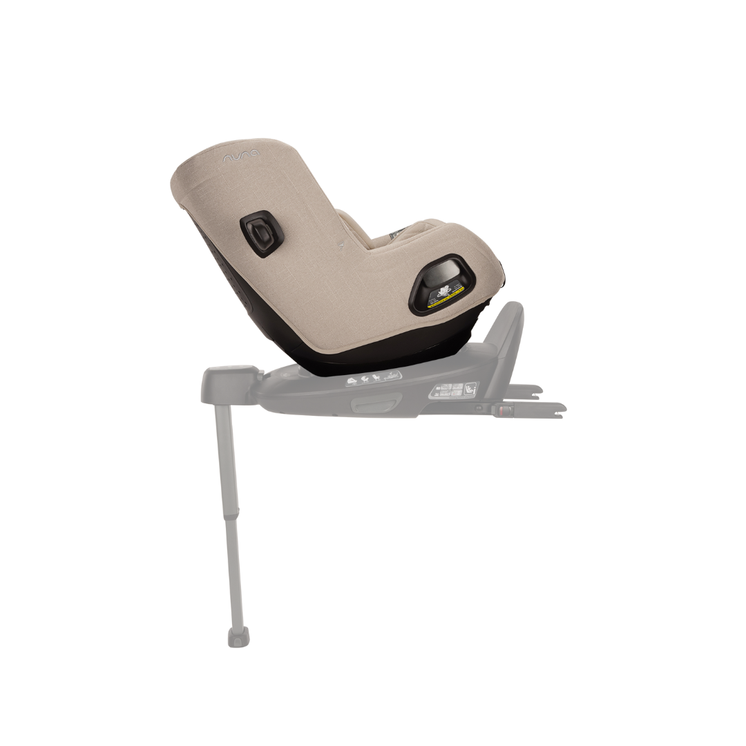Nuna - Set Scaun auto rotativ i-Size TODL next Biscotti, 40-105 cm + Baza isofix BASE next i-Size pentru TODL next