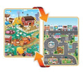 Covoras de Joaca cu Doua Fete pentru Copii Prince Lionheart City / Farm