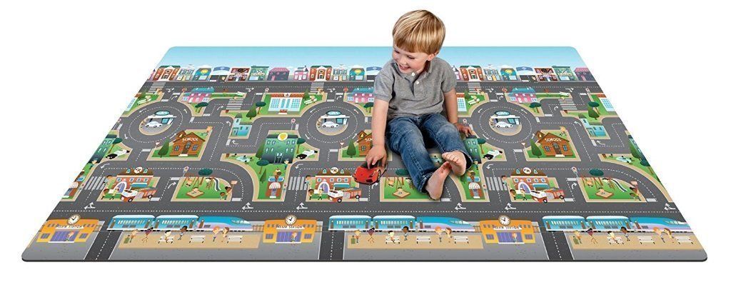 Prince Lionheart City / ABC Double-Sided Play Mat for Children
