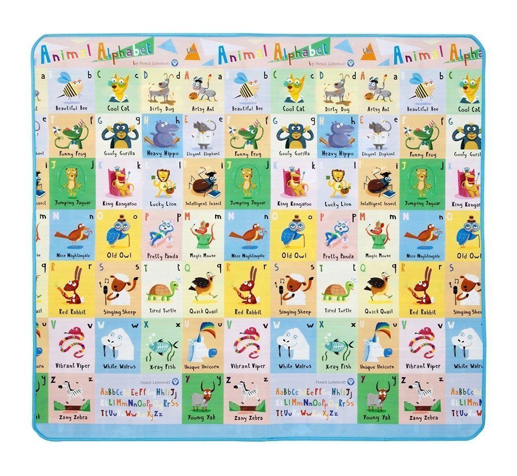 Prince Lionheart City / ABC Double-Sided Play Mat for Children