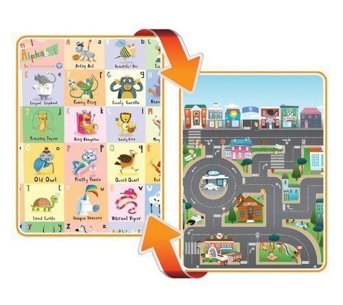 Prince Lionheart City / ABC Double-Sided Play Mat for Children