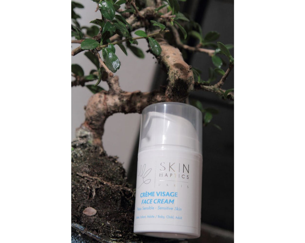 Skinhaptics facial cream with natural ingredients, soothing properties, suitable for all skin types, 50 ml