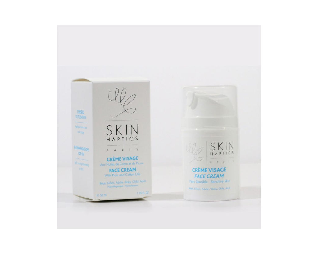 Skinhaptics facial cream with natural ingredients, soothing properties, suitable for all skin types, 50 ml